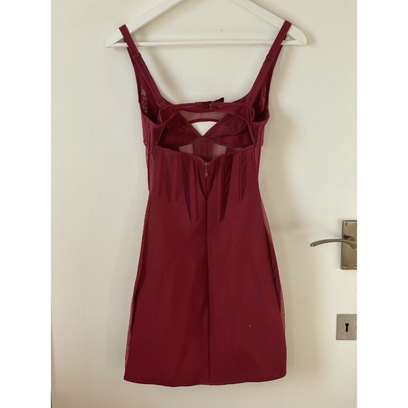 Mugler Bodice Mini Dress Red worn by Shakira FR34 / US 2 NEW WITH TAGS RRP$3118 - Picture 3 of 9